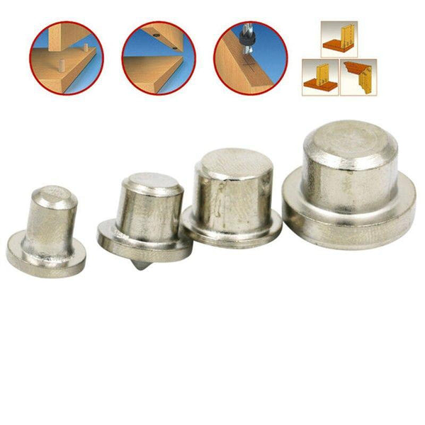 Planet Gates 100007505 4pcs 8pcs Panel Furniture Positioning Carpentry Log Dowel Tips Round Log Pin DIY Locator Wooden Pin Center Punching Accessories