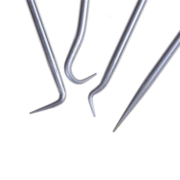 Planet Gates 100007505 4Pcs/Set Durable Car Hook Oil Seal O-Ring Seal Remover Pick Set Craft Hand Tools