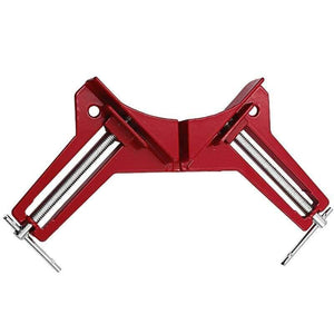 Planet Gates 100007505 4pcs/Style 90 Degrees Angle Clamp Right Angle Woodworking Frame Clamp DIY Glass (red)