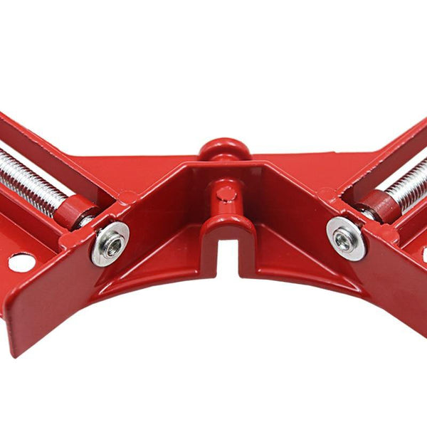 Planet Gates 100007505 4pcs/Style 90 Degrees Angle Clamp Right Angle Woodworking Frame Clamp DIY Glass (red)