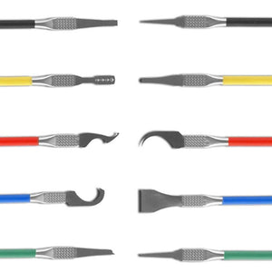 Planet Gates 100007505 5 In 1 IC Chip Repair Thin Blade CPU NAND Remover BGA Maintenance Knife Remove Glue Disassemble Phone PC Rework Processor Tools