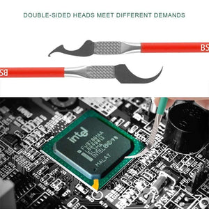 Planet Gates 100007505 5 In 1 IC Chip Repair Thin Blade CPU NAND Remover BGA Maintenance Knife Remove Glue Disassemble Phone PC Rework Processor Tools