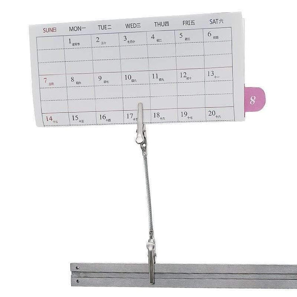 Planet Gates 100007505 50pcs Double Head Clip 4 Inch DIY Craft New Wire Clip Card & Note & Picture & Memo Holder Clips Party Alligator Clamp (Silver 50pcs)