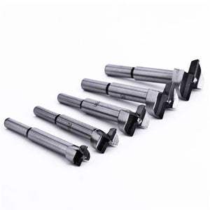 Planet Gates 100007505 5Pcs Hinge Drills 15MM-35MM Cup Style Hinge Boring Jig Drill Guide Set Door Hole Template For Concealed Hinge Jig Woodworking DIY Tool