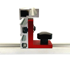 Planet Gates 100007505 600mm/800mm Aluminium Profile Fence 75mm Height With T-tracks And Sliding Brackets Miter Gauge Fence Connector For Woodworking