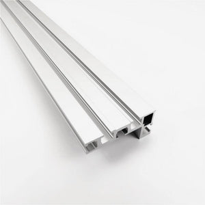 Planet Gates 100007505 600mm/800mm Aluminium Profile Fence 75mm Height With T-tracks And Sliding Brackets Miter Gauge Fence Connector For Woodworking