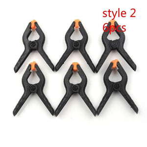 Planet Gates 100007505 6pcs 4 /6 /10pcs Spring Clamps Fixture Plastic Fastening Clips For LCD Screen IPad Phone Non-slip Handle Repair Tools Outillage