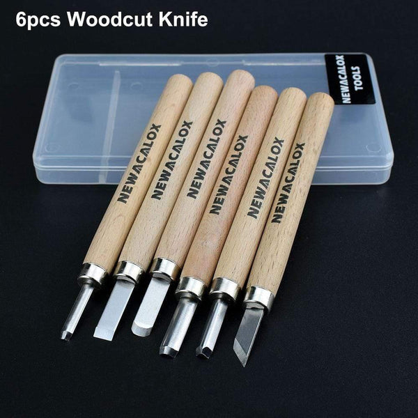 Planet Gates 100007505 6pcs  Woodcut Knife NEWACALOX 12pcs Woodcut Knife Scorper Wood Carving Tool Woodworking Hobby Arts Craft Nicking Cutter Graver Scalpel Multi DIY Pen