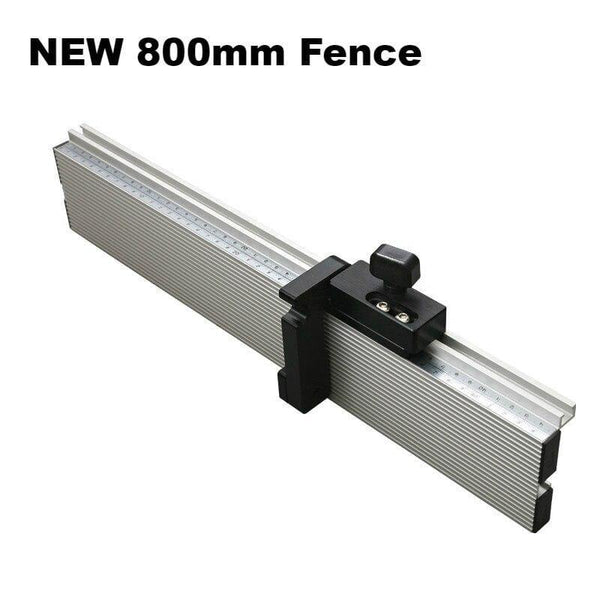 Planet Gates 100007505 800mm Scale Fence 450mm Miter Gauge with track Stop Table Saw/Router Miter Gauge Sawing Assembly Ruler for Table Saw Router Woodworking Tools DIY
