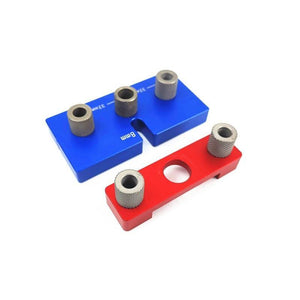 Planet Gates 100007505 AB Pocket Hole Jig Kit Doweling Jig Wood Vertical Drilling Detachable Locator For Furniture Connecting Hole Puncher Carpentry Tools