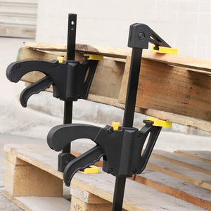 Planet Gates 100007505 AI-ROAD 2/3/4/5/8Pcs New Woodworking Clamp Bar F Clip 4 Inch Hard Grip Quick Ratchet Wood Working DIY Tool Carpenter Set