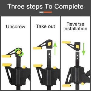 Planet Gates 100007505 AI-ROAD 2/3/4/5/8Pcs New Woodworking Clamp Bar F Clip 4 Inch Hard Grip Quick Ratchet Wood Working DIY Tool Carpenter Set