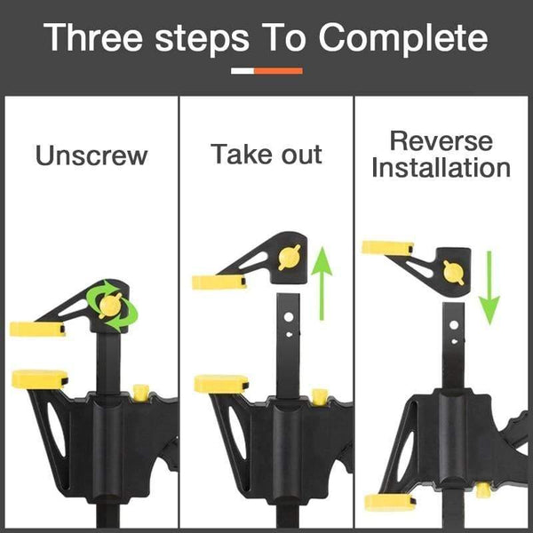 Planet Gates 100007505 AI-ROAD 2/3/4/5/8Pcs New Woodworking Clamp Bar F Clip 4 Inch Hard Grip Quick Ratchet Wood Working DIY Tool Carpenter Set
