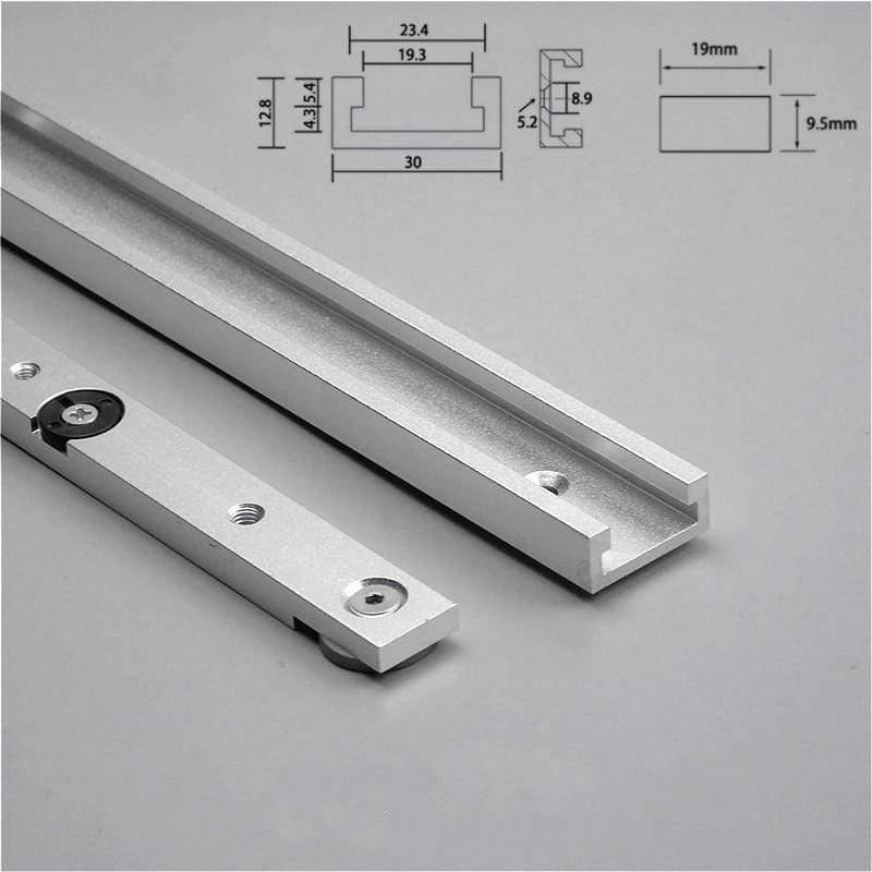 Planet Gates 100007505 Aluminium Alloy T-tracks Slot Miter Track And Miter Bar Slider Table Saw Miter Gauge Rod Woodworking Tools DIY