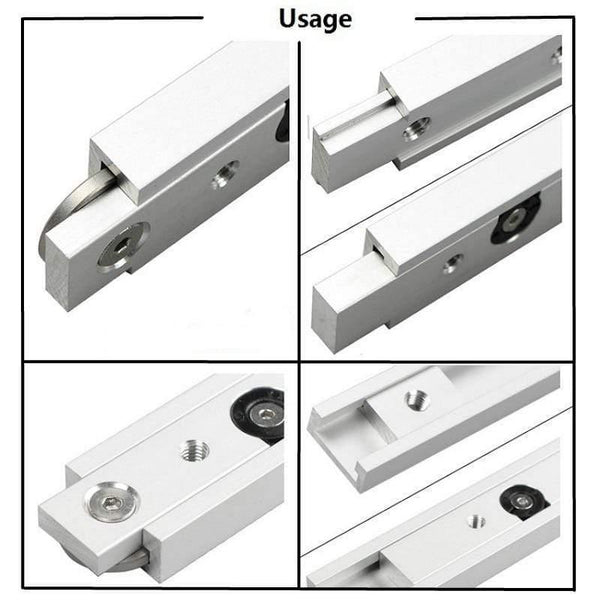 Planet Gates 100007505 Aluminium Alloy T-tracks Slot Miter Track And Miter Bar Slider Table Saw Miter Gauge Rod Woodworking Tools DIY