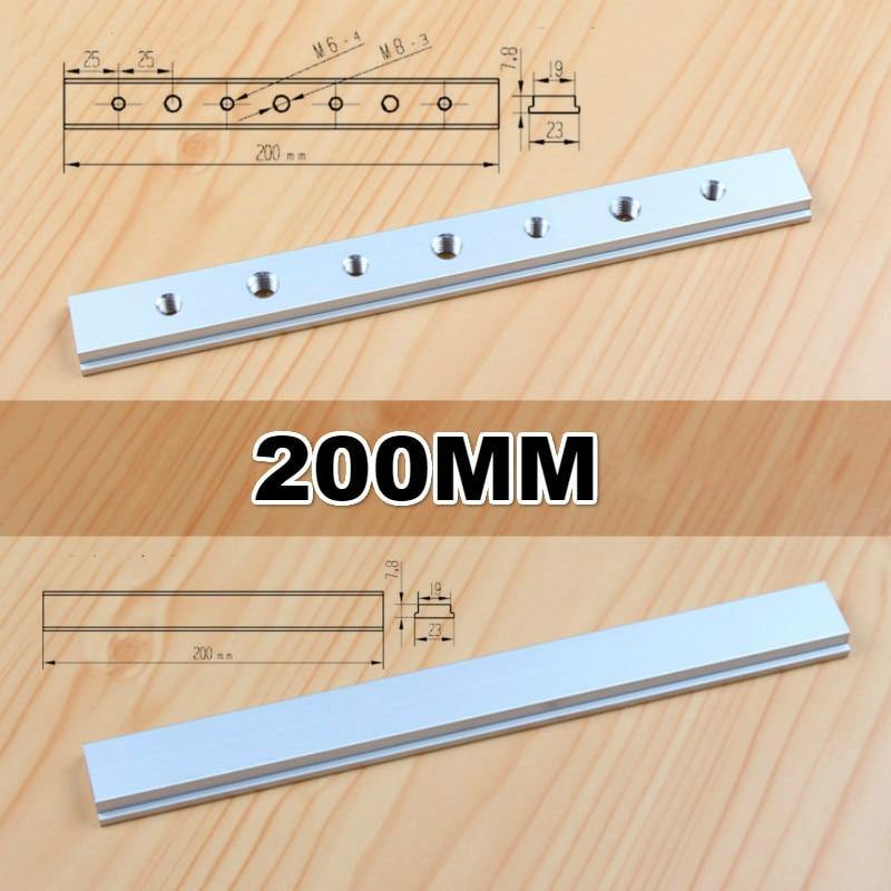 Planet Gates 100007505 Aluminium T Track Slot M6 M8 Slide Slab For T-slot T-track Miter Track Fixture Slot Woodworking Tool Router Table Tools