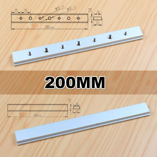 Planet Gates 100007505 Aluminium T Track Slot M6 M8 Slide Slab For T-slot T-track Miter Track Fixture Slot Woodworking Tool Router Table Tools