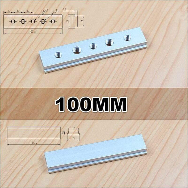 Planet Gates 100007505 Aluminium T Track Slot M6 M8 Slide Slab For T-slot T-track Miter Track Fixture Slot Woodworking Tool Router Table Tools