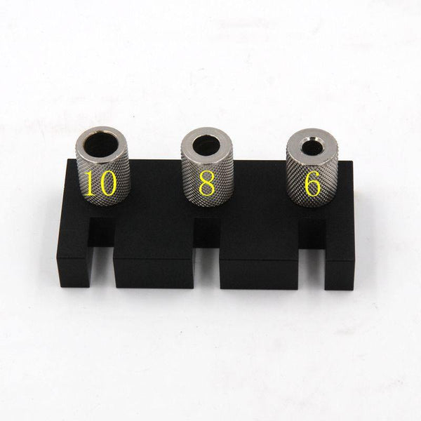 Planet Gates 100007505 B 3/4/5/6/7/8/9/10mm Doweling Jig Pocket Hole Jig Kit Self-centering Vertical Drilling Guide Woodworking Locator Puncher DIY Tools