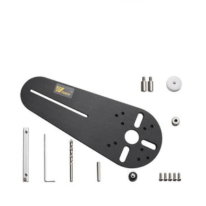 Planet Gates 100007505 B Trimmer Circle Cutting Jig Wood Router Milling Circle Milling Groove For Universal Makita Electric Hand Woodworking DIY Tools