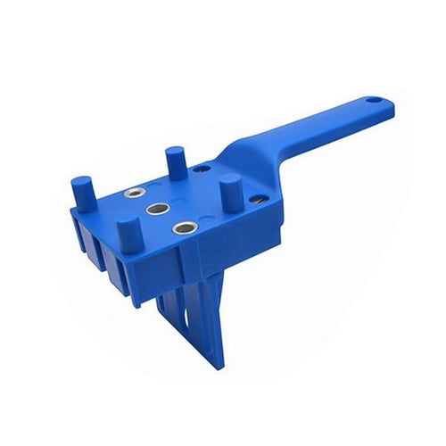 Planet Gates 100007505 Blue Quick Wood Doweling Jig Woodworking Oblique Hole Locator Durable Practical Multi-functional Drill Bits Pocket Hole Jig DIY Tools