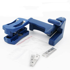 Planet Gates 100007505 Blue Woodworking Manual Edge Banding Machine Machine Tool Planer PVC Straight Edge Trimming Machine Cutting Table Carpenter Hardware