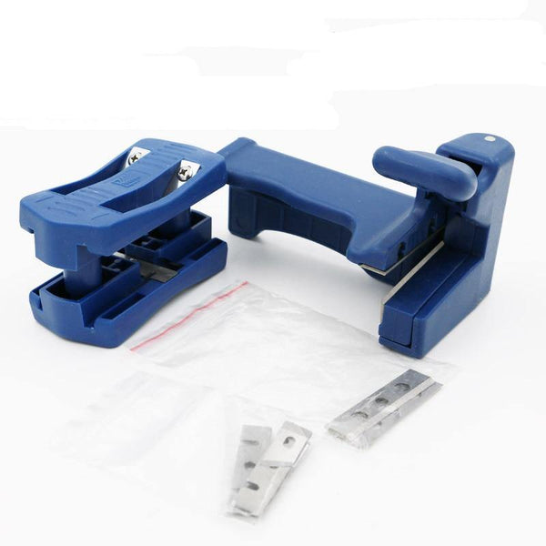 Planet Gates 100007505 Blue Woodworking Manual Edge Banding Machine Machine Tool Planer PVC Straight Edge Trimming Machine Cutting Table Carpenter Hardware