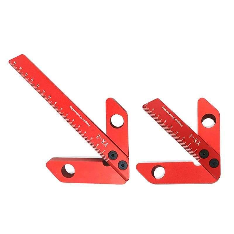 Planet Gates 100007505 Center Finder Woodworking Center Scriber Square Center Scribe 45/90 Degree Right Angle Line Gauge Carpenter Ruler Measuring Tool