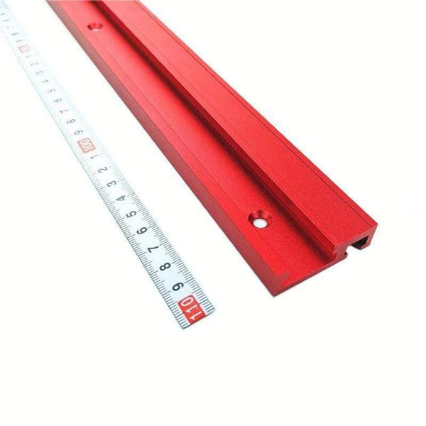 Planet Gates 100007505 Chute Aluminium Alloy T-tracks Model 45 T Slot And Standard Miter Track Stop Woodworking Tool For Workbench Router Table