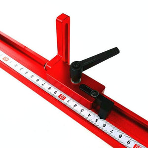 Planet Gates 100007505 Chute Aluminium Alloy T-tracks Model 45 T Slot And Standard Miter Track Stop Woodworking Tool For Workbench Router Table