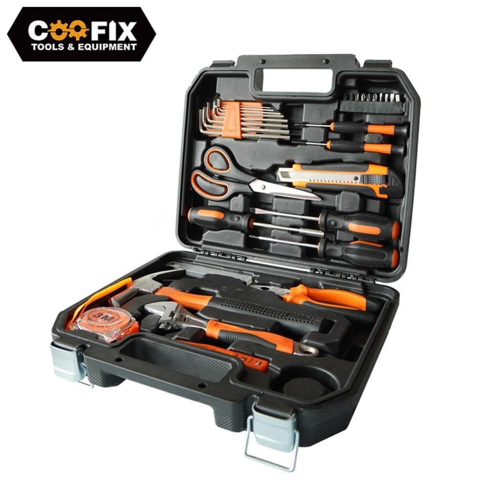 Planet Gates 100007505 COOFIX Hand Tools Set Woodworking Household Repair Diy Kit Wrench Screwdriver Knife Tools Set Kit