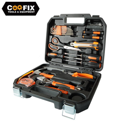 Planet Gates 100007505 COOFIX Hand Tools Set Woodworking Household Repair Diy Kit Wrench Screwdriver Knife Tools Set Kit