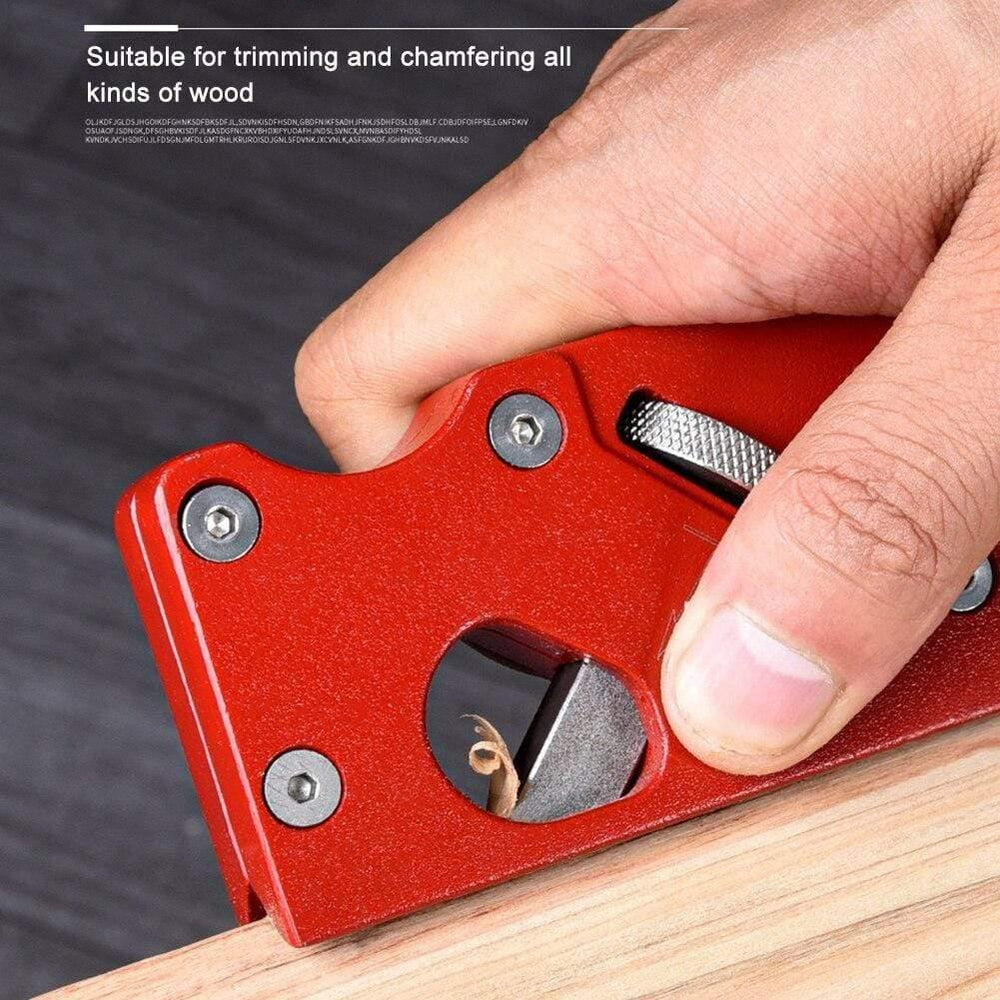 Planet Gates 100007505 DIY Mini Hand Planes Woodworking Planer Mini Hand Tool 45 Degree Angle Oblique Angle Edge Carpenter Wood Planes W/Spirit Bubble