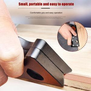 Planet Gates 100007505 DIY Mini Hand Planes Woodworking Planer Mini Hand Tool 45 Degree Angle Oblique Angle Edge Carpenter Wood Planes W/Spirit Bubble