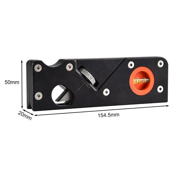 Planet Gates 100007505 DIY Mini Hand Planes Woodworking Planer Mini Hand Tool 45 Degree Angle Oblique Angle Edge Carpenter Wood Planes W/Spirit Bubble