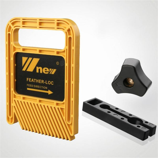 Planet Gates 100007505 Extended Feather Loc Board Set Multi-purpose Woodworking Engraving Machine Double Featherboards Miter Gauge Slot DIY Tools