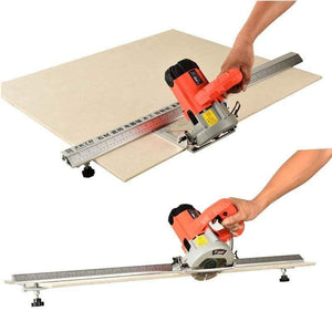 Planet Gates 100007505 Flip Saw Electric Circular Saw Cutting Machine Guide Foot Ruler Guide 3in 1 45 Degrees Chamfer Fixture Angle Cutting Helper Tool