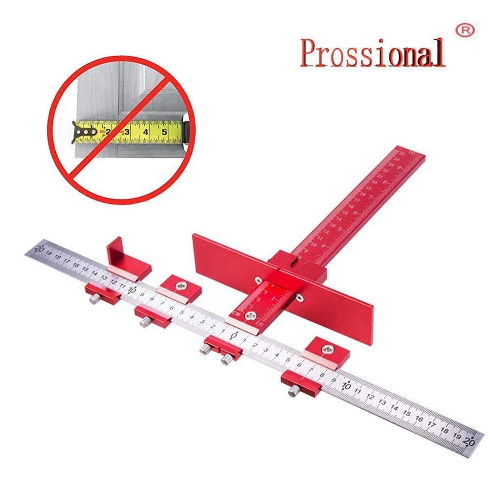 Planet Gates 100007505 Furniture Adjustable Drilling Dowelling Hole Saw Locator Woodworking Joinery Hand Tool Multi-function Drill Punch Locator