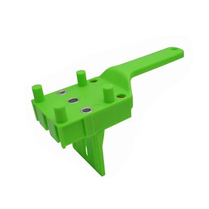Planet Gates 100007505 Green Quick Wood Doweling Jig Woodworking Oblique Hole Locator Durable Practical Multi-functional Drill Bits Pocket Hole Jig DIY Tools