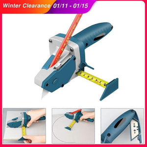 Planet Gates 100007505 Gypsum Board Cutting Tool Drywall Cutting Artifact Tool With Scale Woodworking Scribe Woodworking Cutting Board Tools