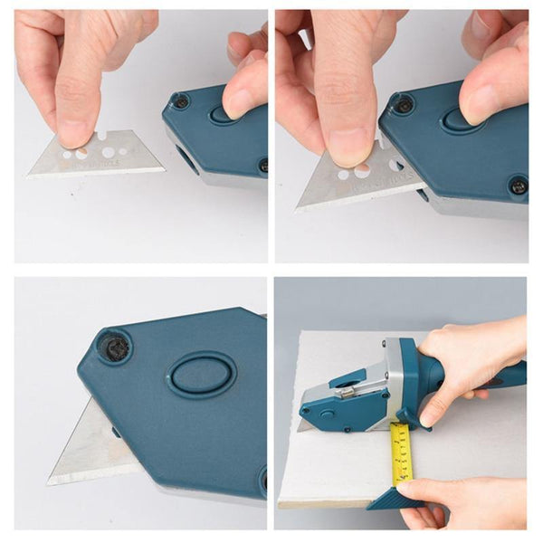 Planet Gates 100007505 Gypsum Board Cutting Tool Drywall Cutting Artifact Tool With Scale Woodworking Scribe Woodworking Cutting Board Tools