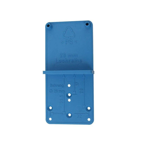Planet Gates 100007505 Hinge Hole Drilling Guide Locator Woodworking Tools Hole Opener Template Door Installation Jig Cabinets DIY Tool HT2614+