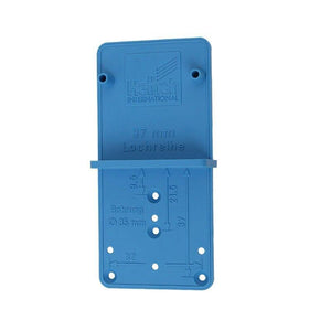 Planet Gates 100007505 Hinge Hole Drilling Guide Locator Woodworking Tools Hole Opener Template Door Installation Jig Cabinets DIY Tool HT2614+