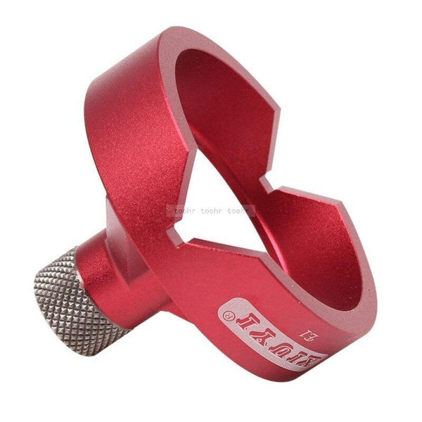 Planet Gates 100007505 Log Tenon Punch Locator Woodworking Aluminum Alloy Pocket Jig Set Positioner Drill Guide Sleeve Hinge Jig Locator Drilling Guide