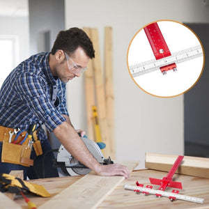 Planet Gates 100007505 Metric And Imperial Aluminum Alloy Drill Guide Sleeve Cabinet Hardware Jig Drawer Pull Wood Drilling Dowelling Tools