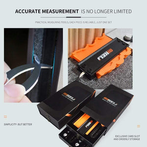 Planet Gates 100007505 Multi Project DIY Tool Kit Contour Gauge Duplicator Angle Measuring Ruler Sliding 4-6-12 Fold T-Bevel Square