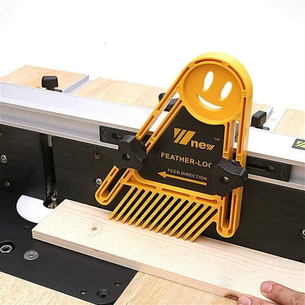 Planet Gates 100007505 Multi-purpose Feather Loc Board Set Woodworking Engraving Machine Double Featherboards Miter Gauge Slot Woodwork DIY Tools