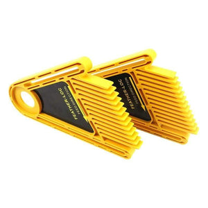 Planet Gates 100007505 Multi-purpose Feather Loc Board Set Woodworking Engraving Machine Double Featherboards Miter Gauge Slot Woodwork DIY Tools