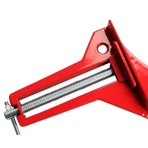 Planet Gates 100007505 Multifunction 4inch 90 Degree Right Angle Clip Picture Frame Corner Clamp 100mm Mitre Clamps Corner Holder Woodworking Hand Tool (Red)