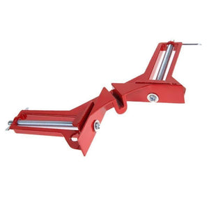 Planet Gates 100007505 Multifunction 4inch 90 Degree Right Angle Clip Picture Frame Corner Clamp 100mm Mitre Clamps Corner Holder Woodworking Hand Tool (Red)